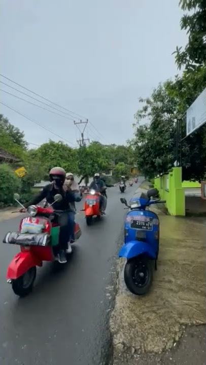 Story WA Anak Vespa, Sensasi Naik Vespa, Salam Satu Aspal#shorts #storywa #vespa
