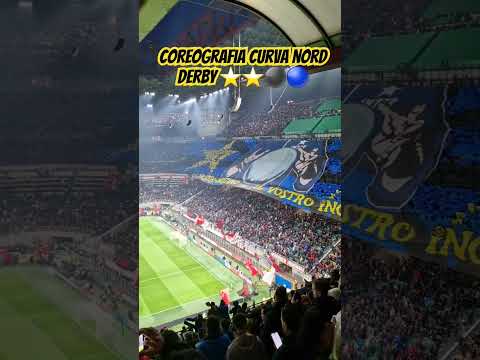 Coreografia Curva Nord Derby Milan-Inter 22/04/2024