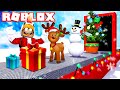 SCAPPIAMO DALLA FABBRICA DI NATALE SU ROBLOX!!