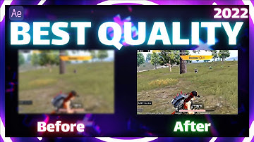 Best Quality Video in After effects Toutrial Free Presets  آموزش ادیت گیم پلی