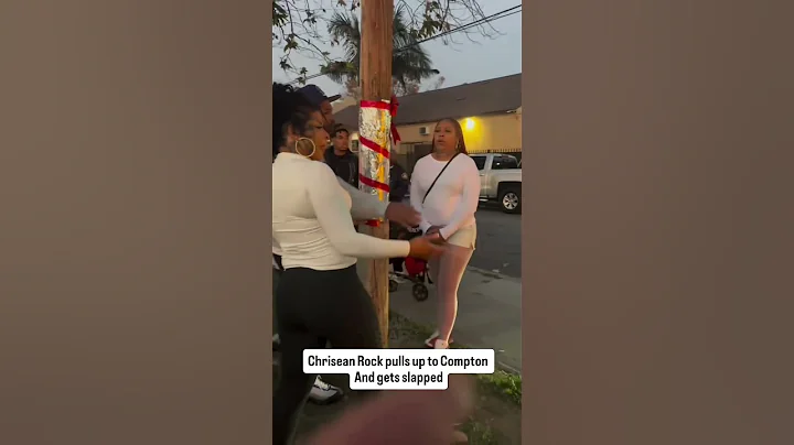 Chrisean pulls up up to Compton and gets slapped