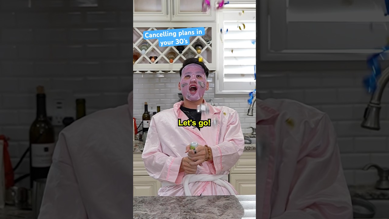 Cancelling plans in your 20’s vs your 30’s 😑🙄😂 #shorts #funny #comedy #humor #old #party