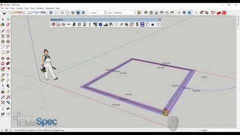 Beginners: Creating Walls in PlusSpec and Sketchup