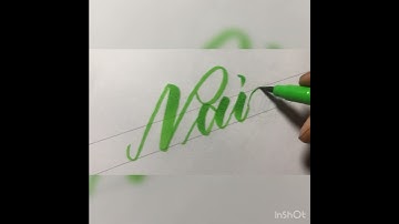 Naiza name calligraphy comment ur name subscribe @immutallyartandcalligraphy3170