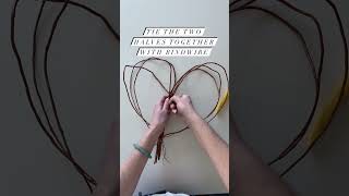 Heart-Shaped Bouquet Using Curly Willow