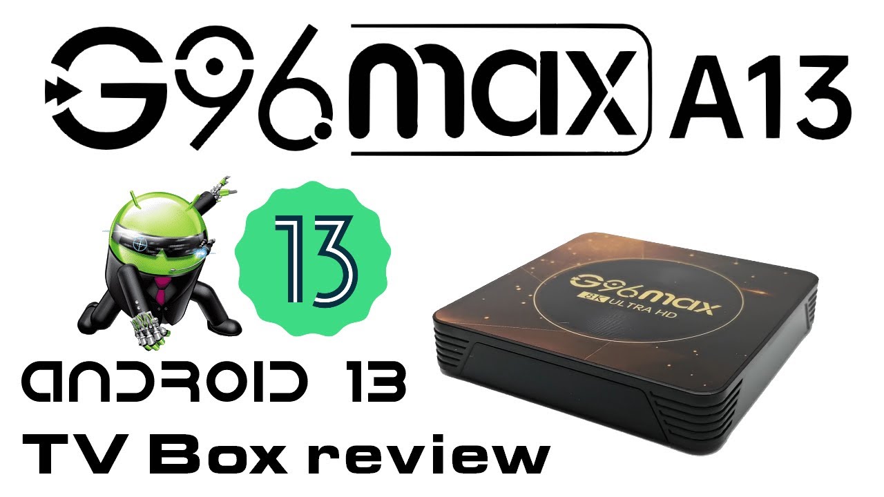 G96 Max 8K Ultra HD Android 11 TV Box with Bluetooth - 4GB/128GB