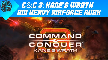 C&C3 - KW - GDI Heavy Airforce Rush Tactics