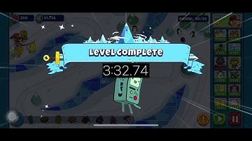 Bloons adventure time td: frozen blades map 1 normal mode