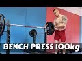 Bench press 100kg  koliko puta mogu podici bendzolu