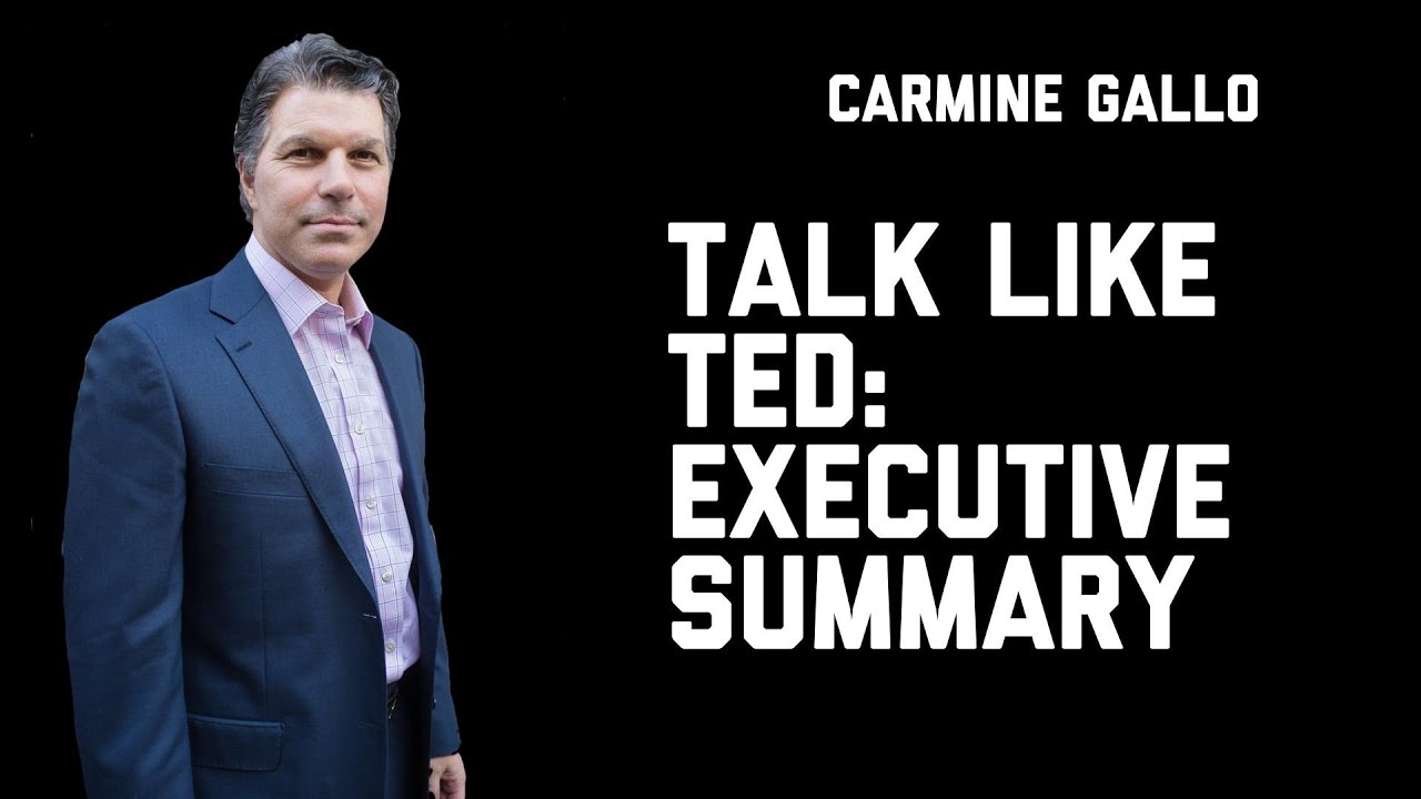 Talk Like Ted, by Carmine Gallo @bookbitesdaily Book Summary - YouTube