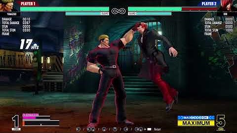 KOF XV - Ryuji Yamazaki 960 Stun Damage Combo