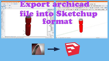 Archicad Tutorial - Unique technique to import archicad file into sketchup format