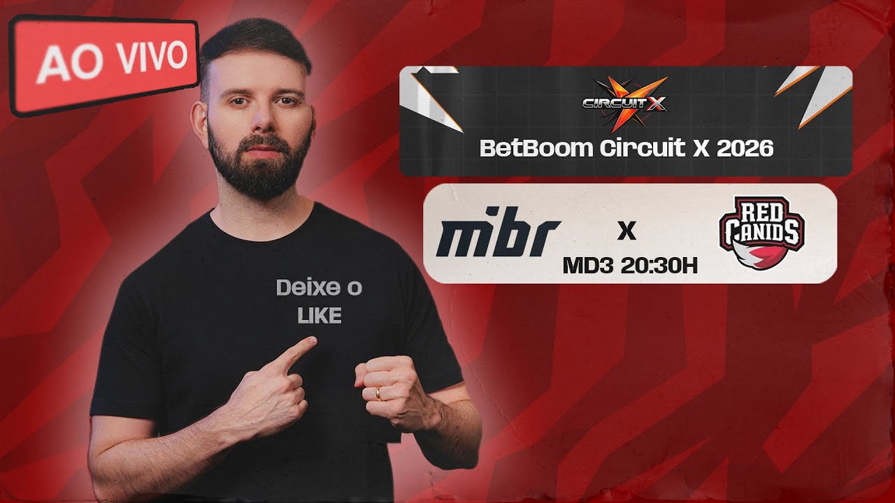 LIVE: MIBR vs RED Canids - BetBoom Circuit X Redemption Curitiba 2026 - !LIVEPIX