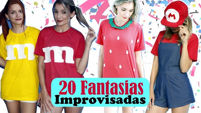 Fantasias improvisadas: se arrume com o que já tem em casa