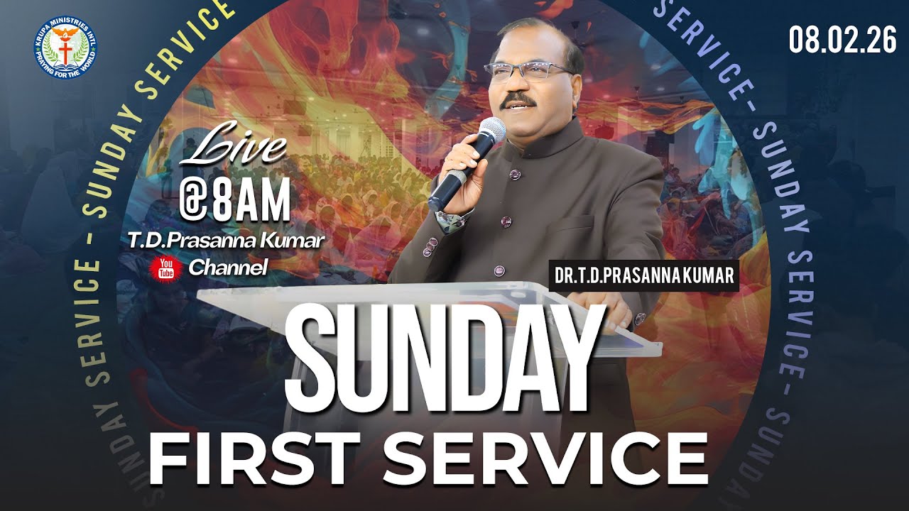 🔴 Don't see HINDRANCES, But see BEYOND II Dr.T.D.Prasanna Kumar II Krupa Church II 