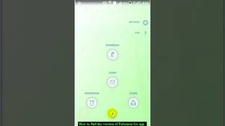 How to find the version of Pokemon Go app screenshot 2
