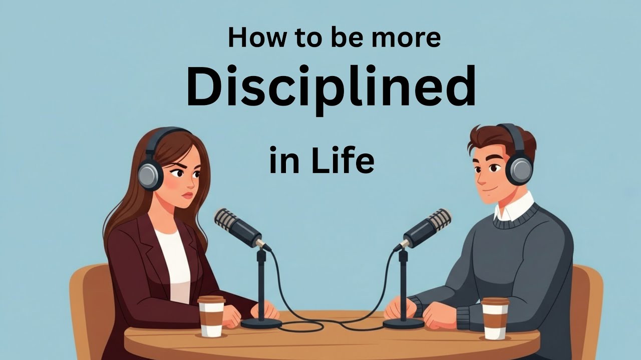 How to be more Disciplined in life | easy English learning podcast for beginners 