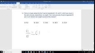 ACT Math: Probability S3-11