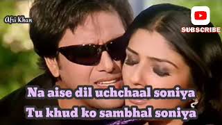 Gore Tan Se Sarakta Jaaye  Ost  Akhiyon Se Goli Maare karaoke No Vocal Cewek S  Govinda