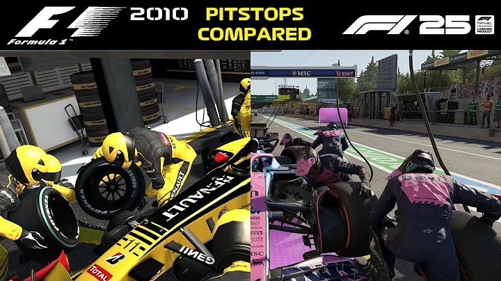 Evolution of Pitstops - Codemasters F1 Game 2010-2025