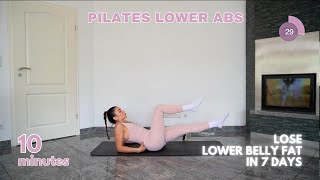 Pilates Lower Abs Burn Lower Belly Fat Low Impact Home Workout
