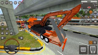 GAME TRUK TOWING MUATAN EXCAVATOR BEKO KERUK - GAME MOBIL TRUK SIMULATOR ANDROID GAMEPLAY screenshot 4