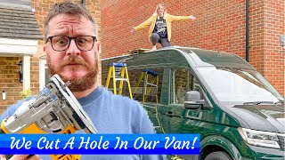 DON’T make our mistake FITTING A SKYLIGHT   VW Crafter Camper Van SelfBuild
