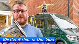 DON’T make our mistake FITTING A SKYLIGHT -  VW Crafter Camper Van Self-Build