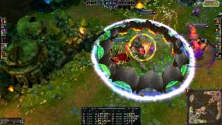 League of Legends - Jarvan ultimate bug, Darius walks through