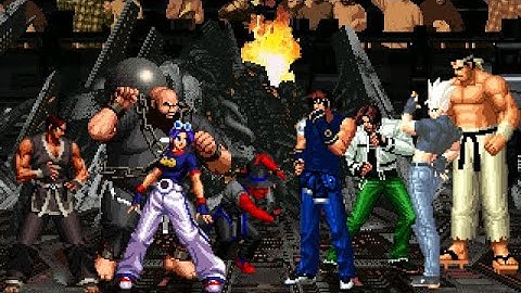 [KOF Mugen] Memorial | Satanic Korea Team vs Old Japan Team [ 4vs4 ]