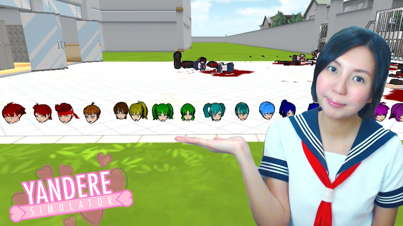 Радужные головы! Испытания достижений Яндере!