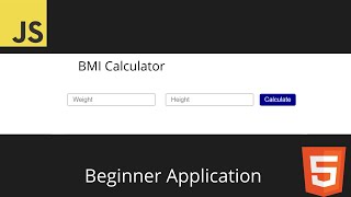 BMI Calculator using HTML CSS and JavaScript