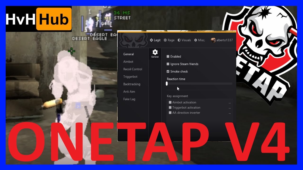 CS:GO HACKING CU ONETAP V4 - YouTube