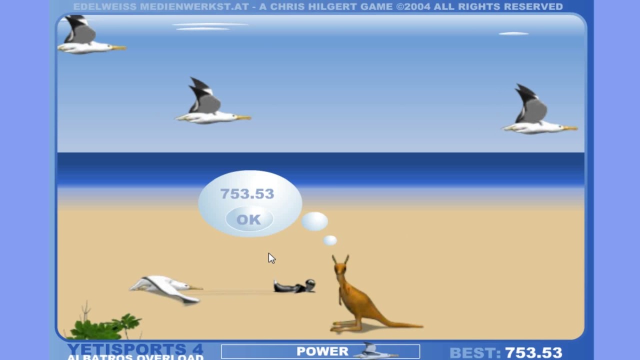 YetiSports 4 - Играю на рекорд