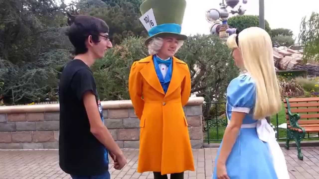 Disneyland - Alice and Mr. Hatter