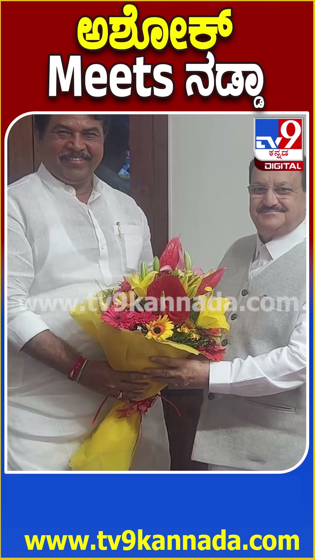 ಅಶೋಕ್ Meets ನಡ್ಡಾ #Rashok #Tv9D