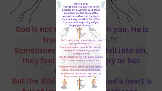 " A Powerful Call to Repentance" |God Says: Turn Back and Live | Ezekiel 33:11#Repent and Live 😔🙏🕊️