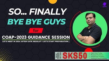 So... Finally Bye Bye Guys... | Shailendra Kumar | Planet GATE