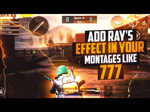 Add Rays Effect In Your Montages Like 777! 777gaming! alight motion tutorial!