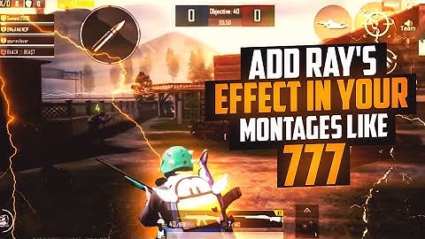 Add Rays Effect In Your Montages Like 777! 777gaming! alight motion tutorial!