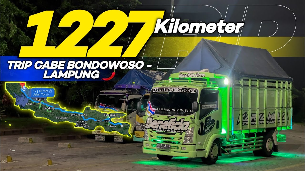1227 Km‼️Perdana trip terjauh ke Sumatera 🌶 (Karya mulya Official)