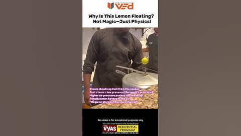 Floating Lemon Mystery! 🍋💦 Explained with Physics