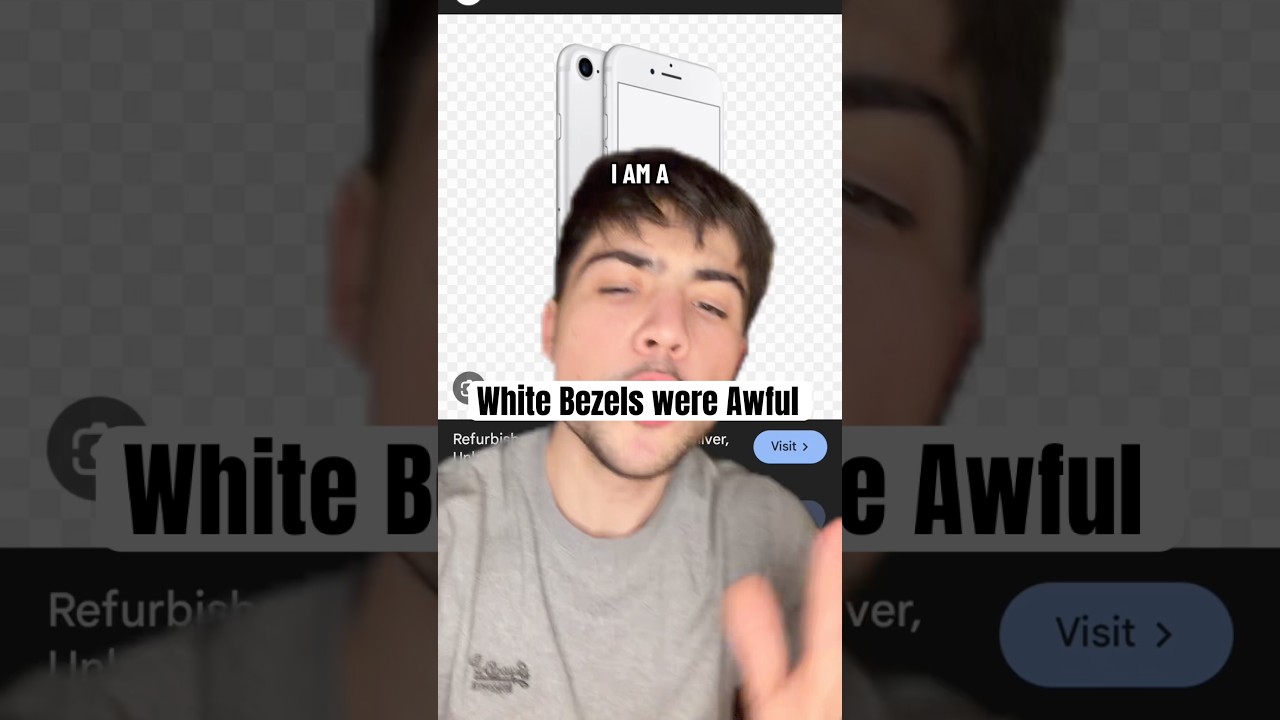 Белые ободки были ужасны.