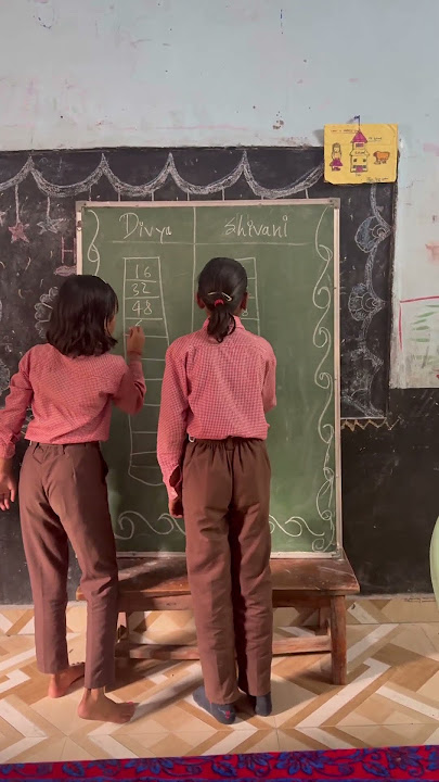 pahada race divya vs shivani #shorts #race #competition #andrast #maths #school #education
