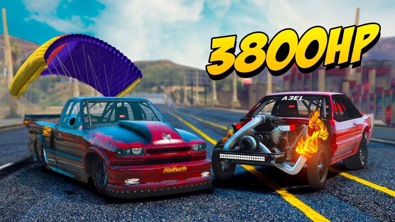 Rescatamos Mis Proyecto De Arrancones 🏁 3800Hp Con 2 paracaidas Gta Rp