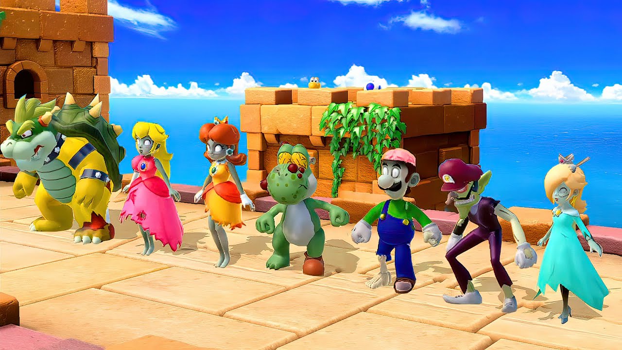 Super Mario Party - Zombie Special All Minigames (Master