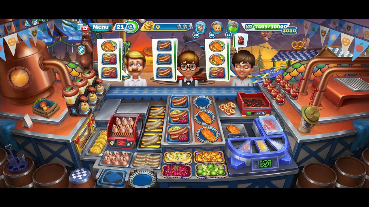 Cooking Fever - Bavarian Festival Level 31-35