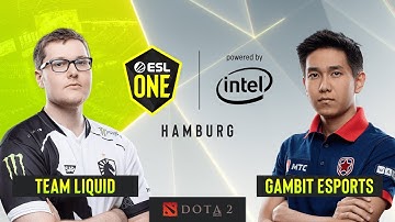 Dota2 - Gambit Esports vs. Team Liquid - Game 2 - Group B - ESL One Hamburg 2019