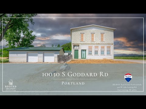 10030 Goddard Rd, Portland, MI home video tour
