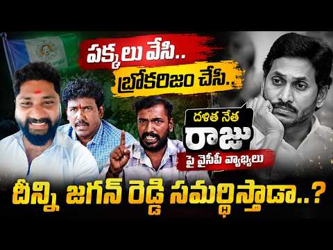 దళిత నేత రాజు పై వైసీపీ వ్యాఖ్యలు 😱Analyst Sudhakar on Patas Sreekanth Over MS Raju | YS Jagan
